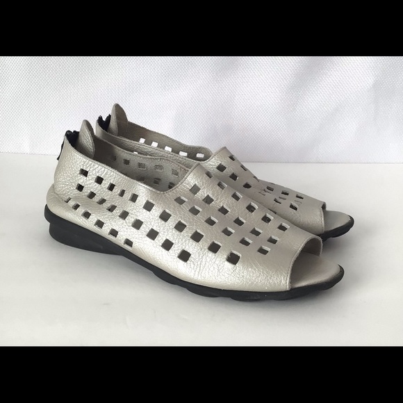 ARCHE Drick Open Toe Back Zip Sandals France Leather EU 42...